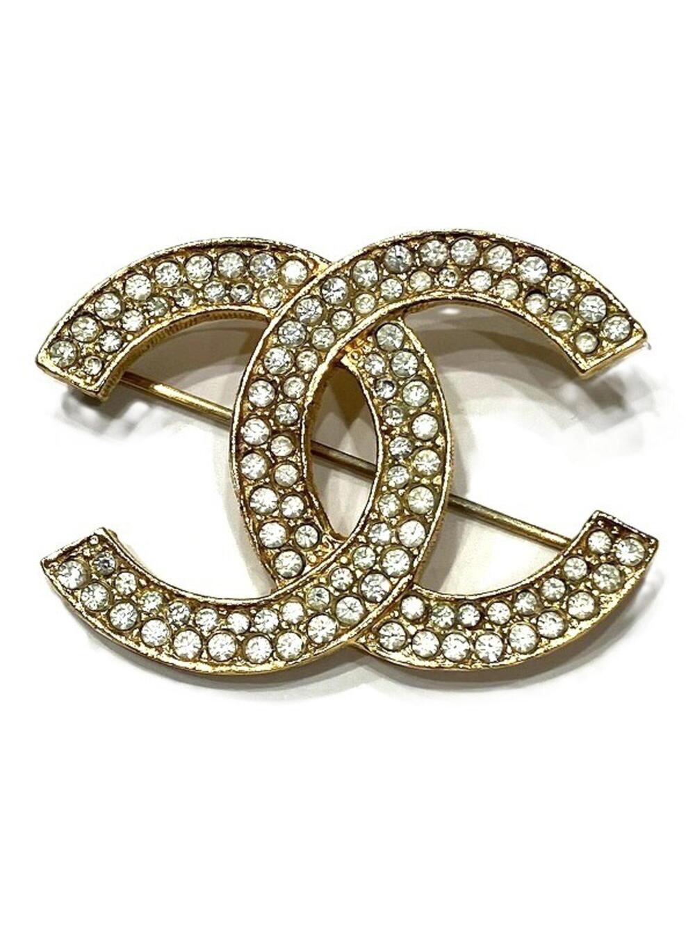 Chanel Cc Logo Brooch Metal #287740C57B